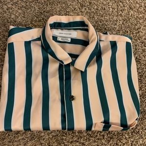 Urban outfitters pink and green short sleeve top